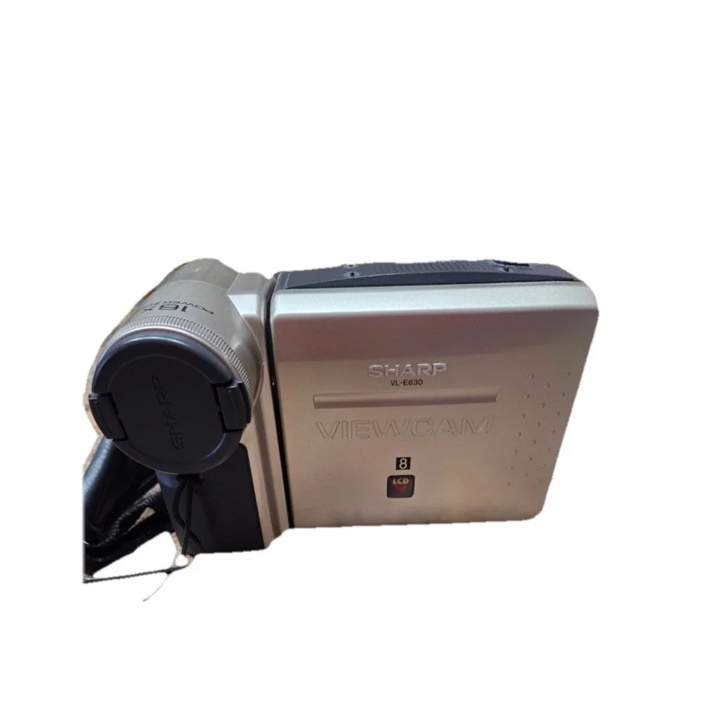 Sharp 🔥Viewcam VL-E630U 8mm Analog Camcorder Case, Charger, Remote Manual Works